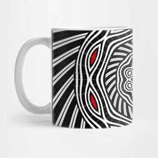 Geometric monochrome Mug